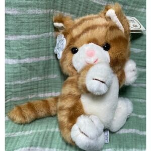 New Russ TABBY Cat Kitty Plush Caress Soft Pets 8" Tags 7607